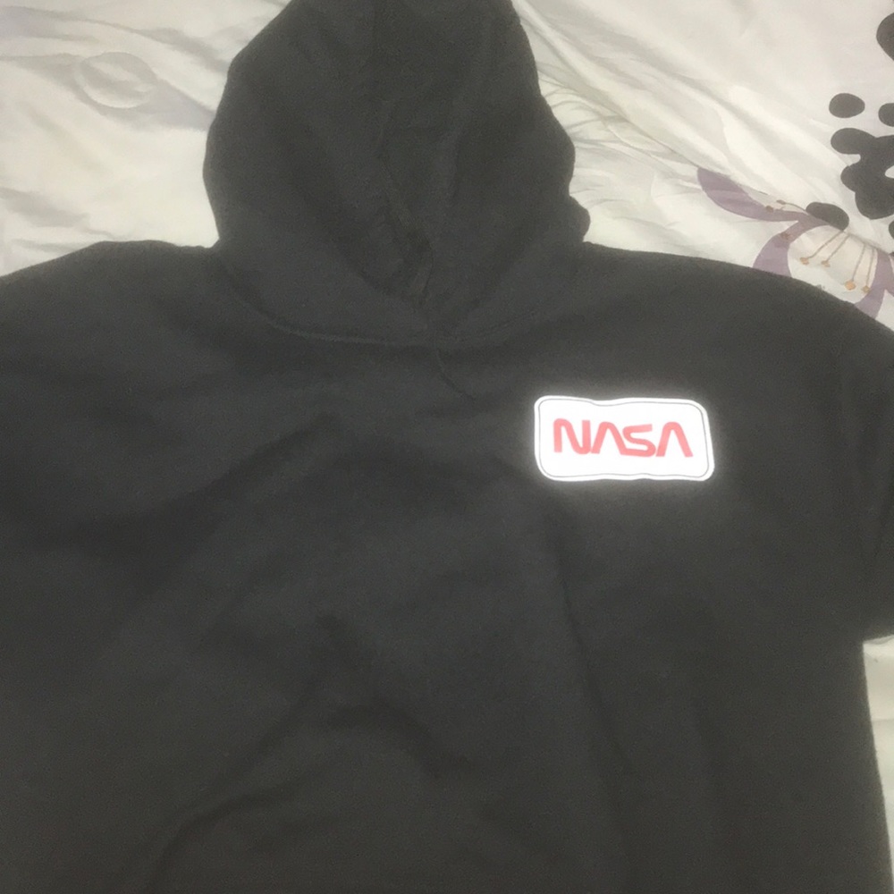 MEN BLACK FASHIONOVA HOODIE